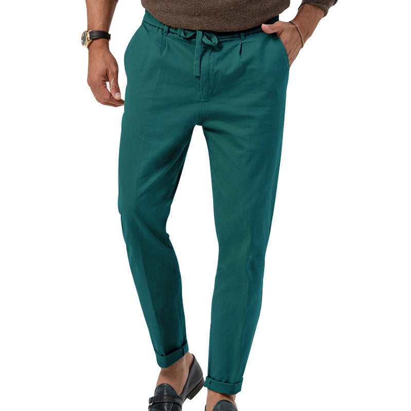 Professional Men Trousers – Mid Rise Drawstring