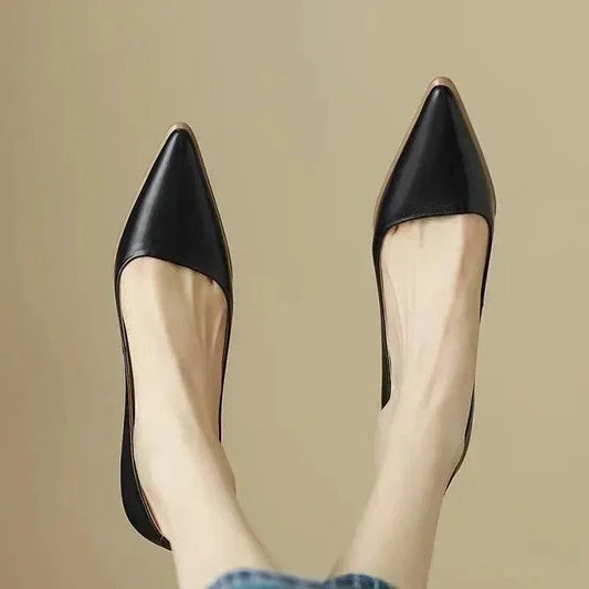 Block Heel Women Pumps -Guocali