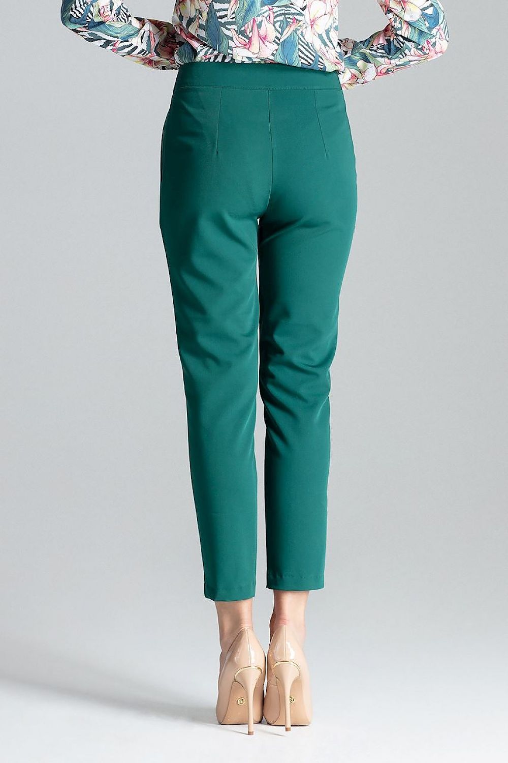 Professional Women Cropped Pants – Mid Rise Slim Fit