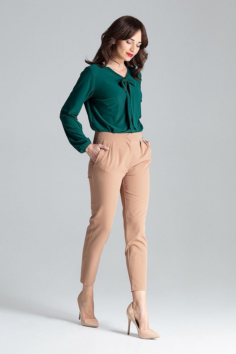 Professional Women Trousers – High-Waist Slim Fit