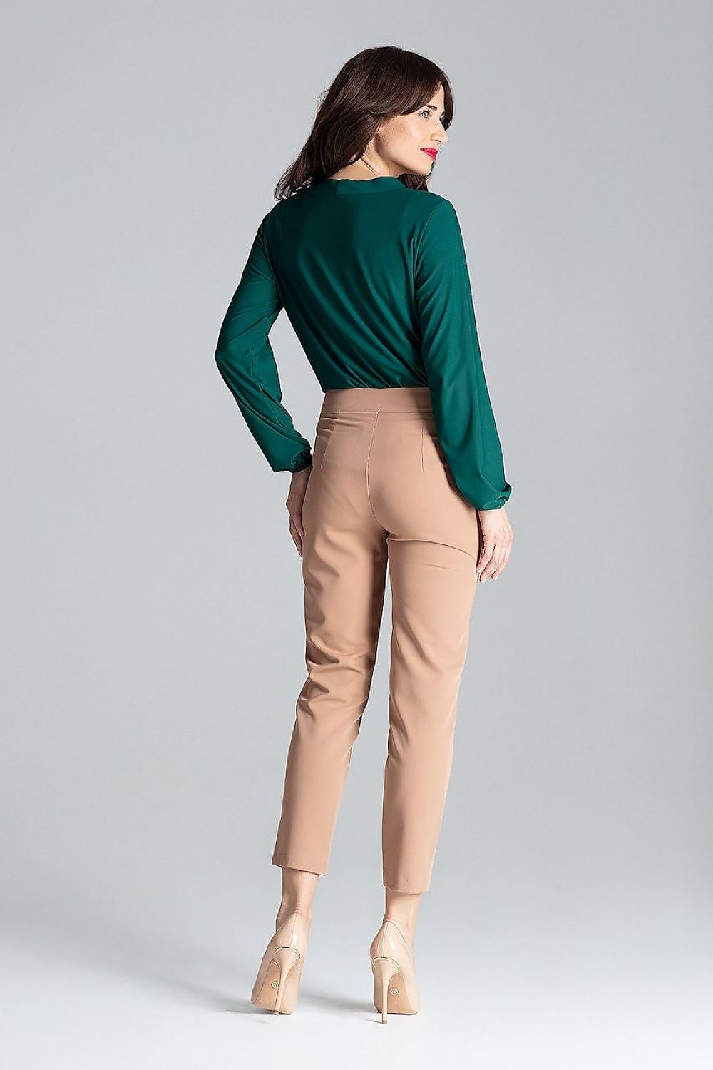 Professional Women Trousers – High-Waist Slim Fit