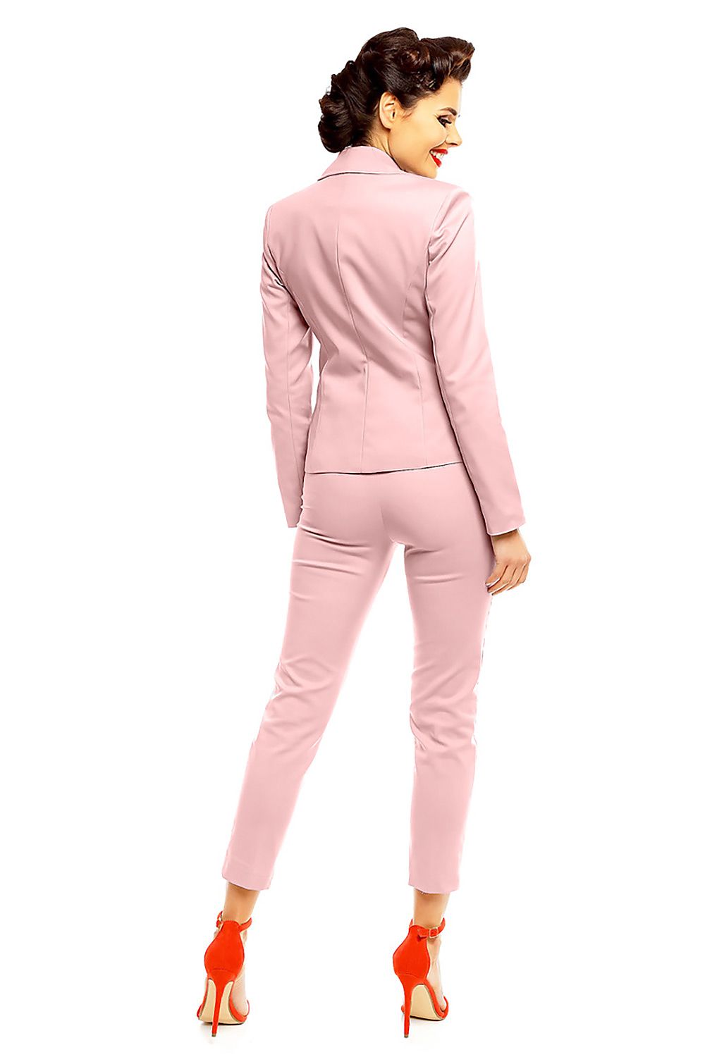 Elegant Women Cropped Pants – High-Rise Slim Fit