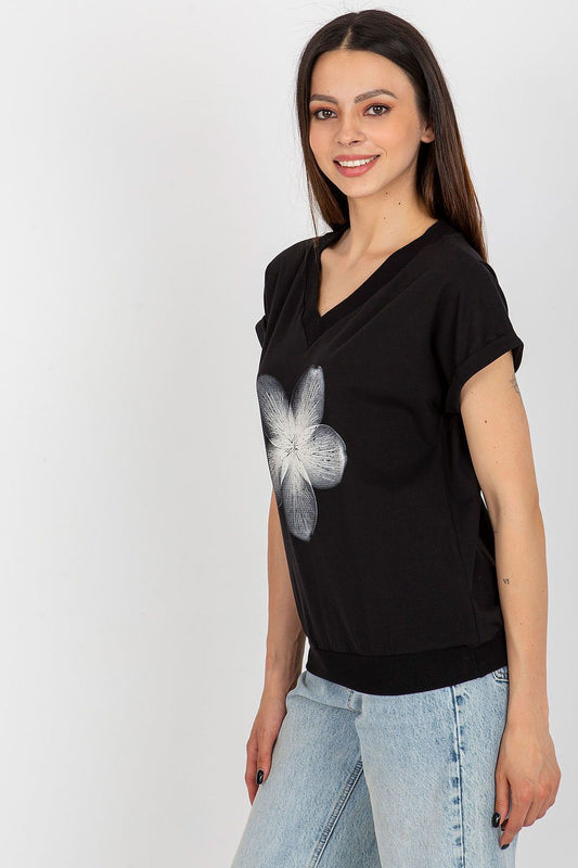 Women's Casual Blouse - Floral Waist Length