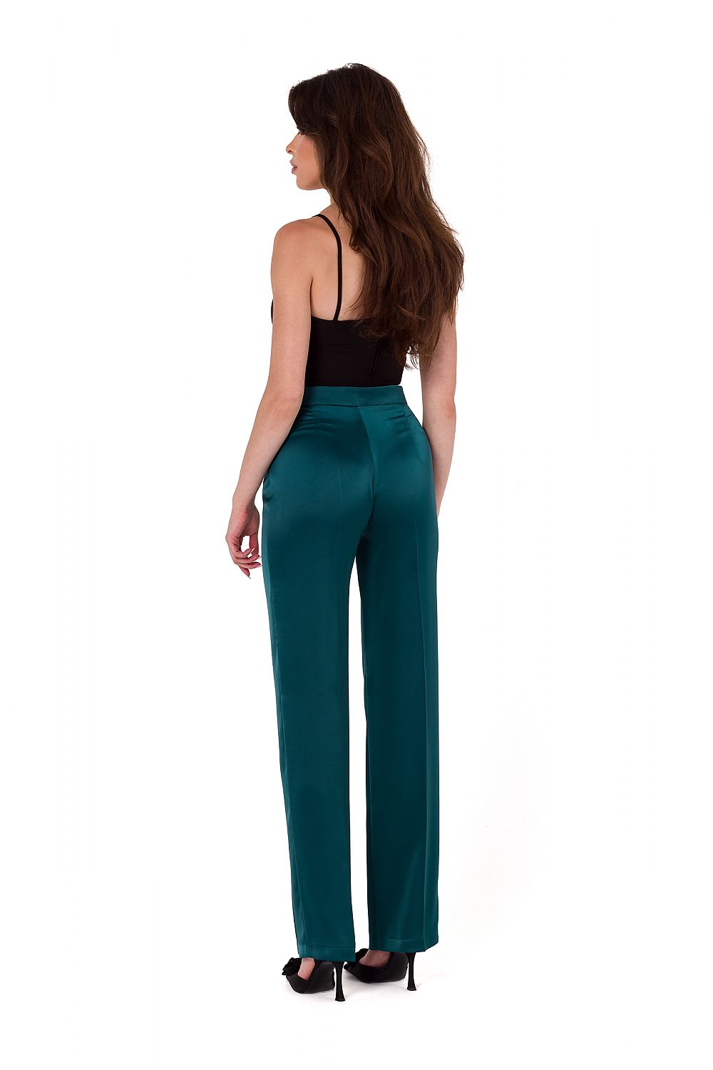 Elegant Women Formal Pants – High-Waist Straight Fit
