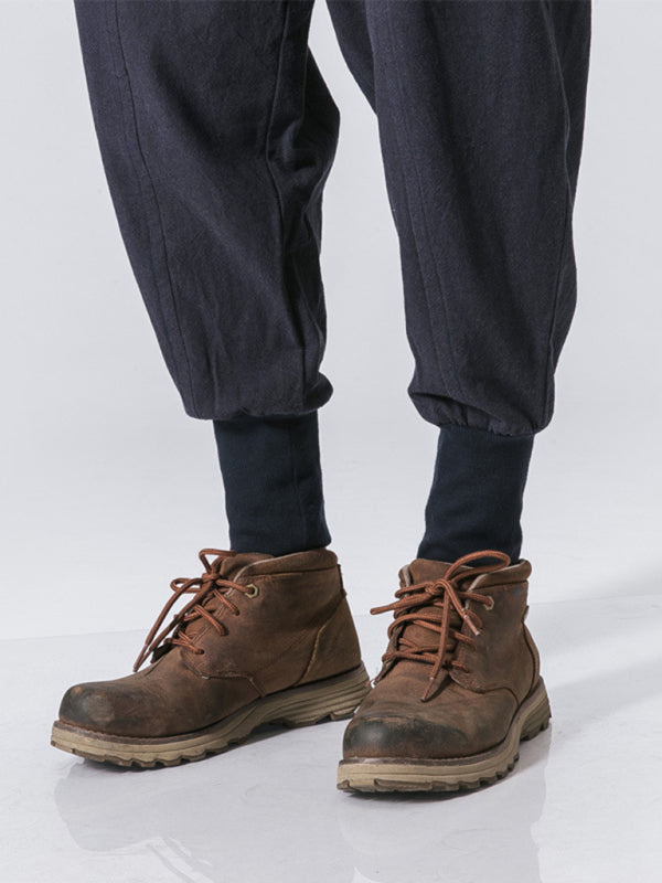 Casual Men's Joggers – Mid Rise Breathable Comfort