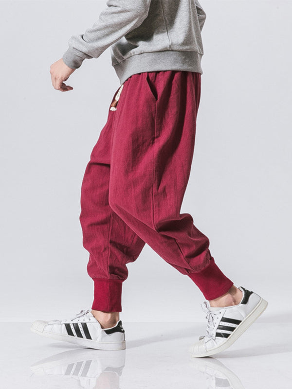 Casual Men's Joggers – Mid Rise Breathable Comfort
