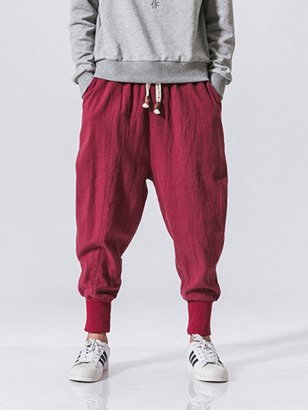 Casual Men's Joggers – Mid Rise Breathable Comfort