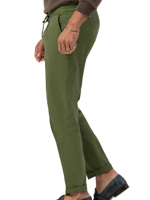 Professional Men Trousers – Mid Rise Drawstring