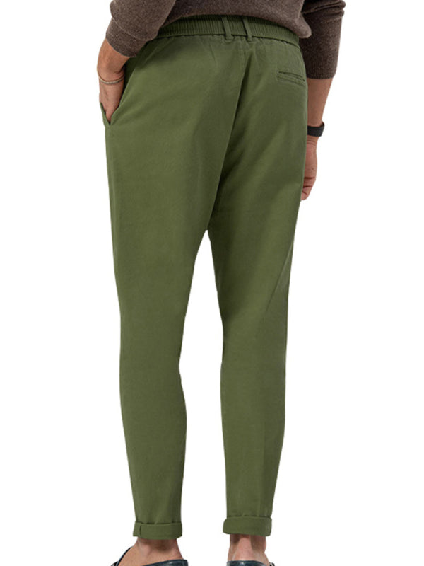 Professional Men Trousers – Mid Rise Drawstring