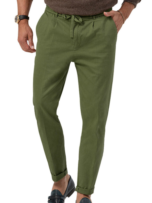 Professional Men Trousers – Mid Rise Drawstring