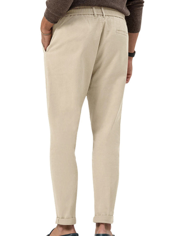 Professional Men Trousers – Mid Rise Drawstring
