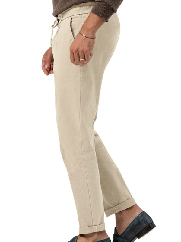 Professional Men Trousers – Mid Rise Drawstring