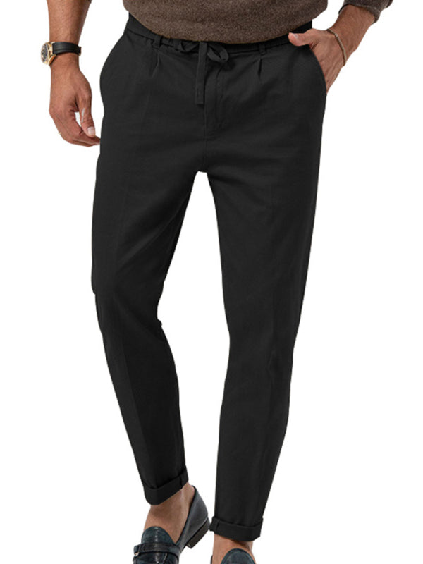 Professional Men Trousers – Mid Rise Drawstring