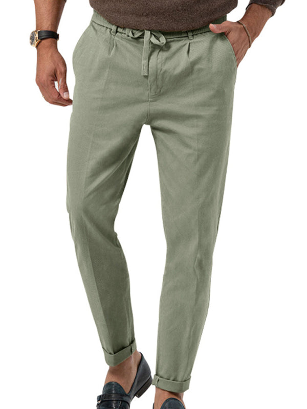Professional Men Trousers – Mid Rise Drawstring