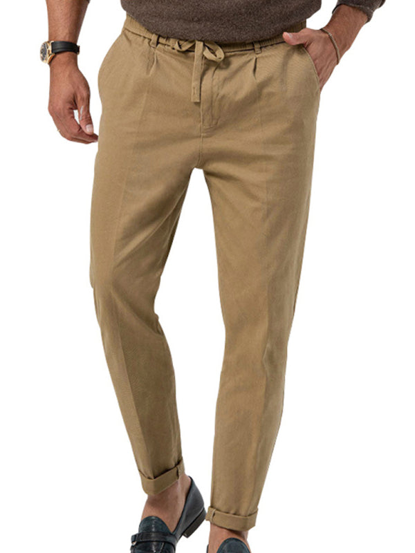 Professional Men Trousers – Mid Rise Drawstring