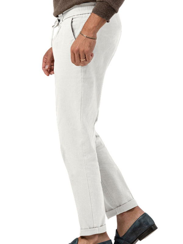 Professional Men Trousers – Mid Rise Drawstring