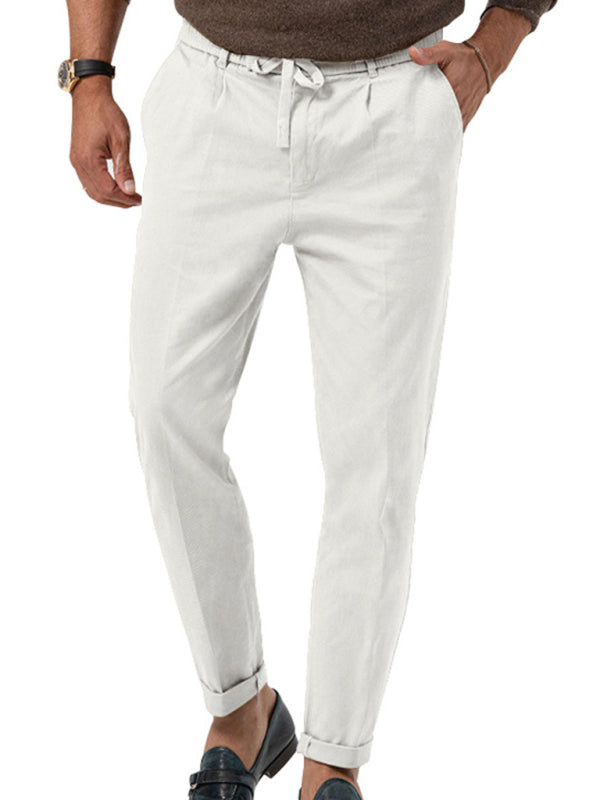 Professional Men Trousers – Mid Rise Drawstring