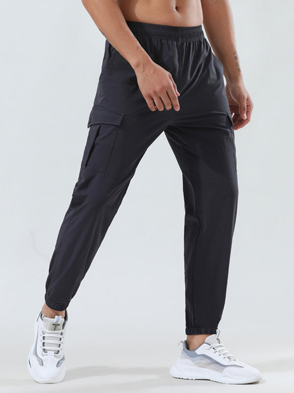 Sporty Men Cargo Pants – Mid Rise Quick-Drying