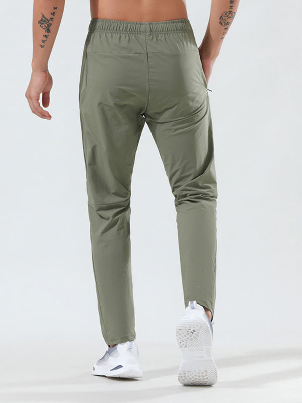 Sporty Men's Joggers – Mid Rise Quick Drying