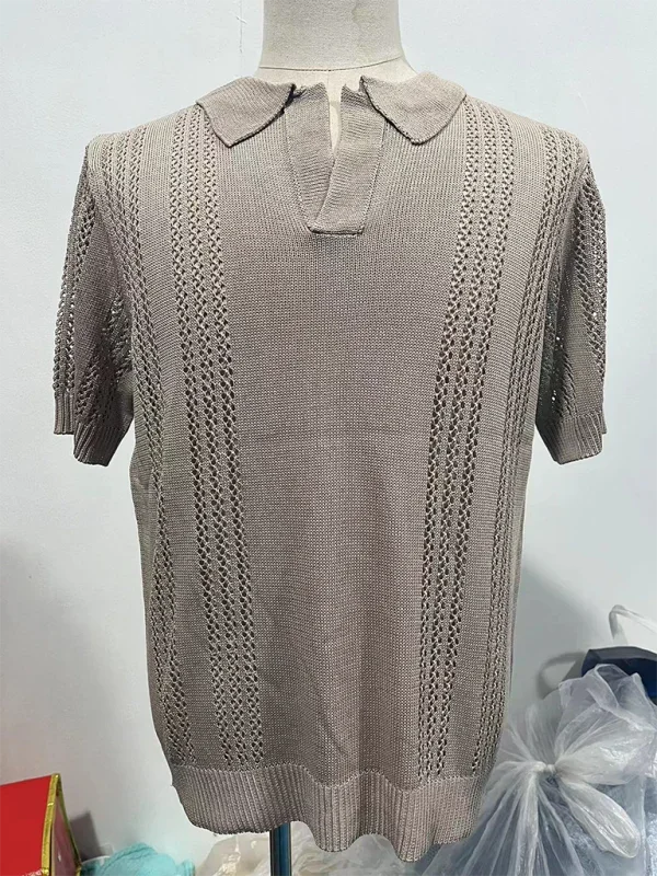 Men Short Sleeves Polo Shirt – Stretchable - White