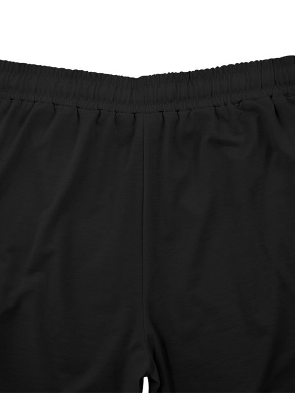 Sporty Men Trousers – Mid Rise Elastic Waist