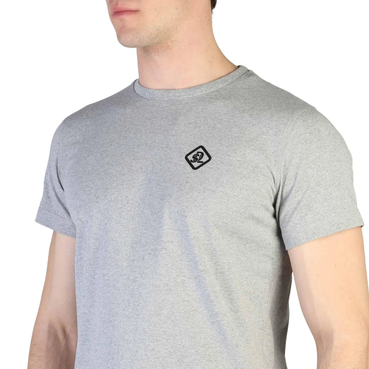 Men Crew-Neck Short-Sleeves T-Shirt – Breathable - Gray -Guocali