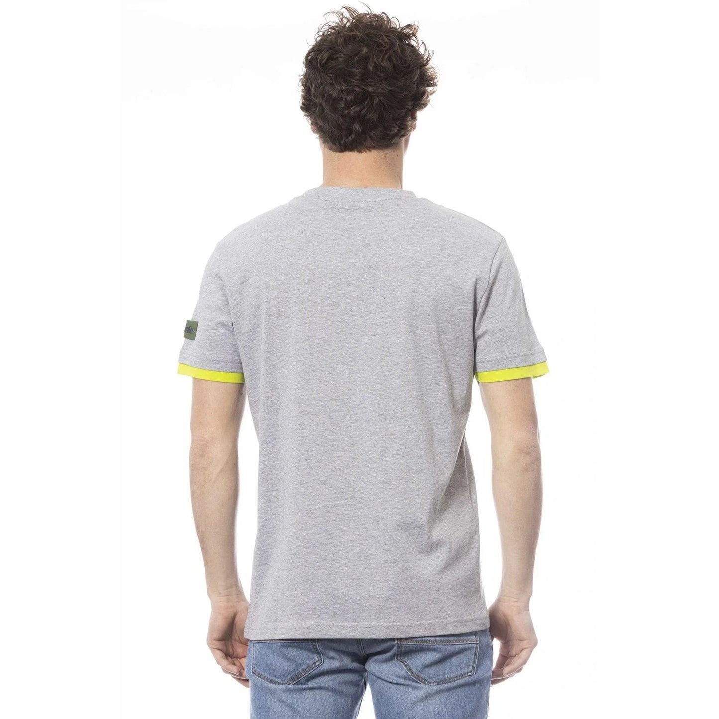 Men Crew-Neck Short-Sleeves T-Shirt – Breathable - Gray, Yellow, Blue -Guocali