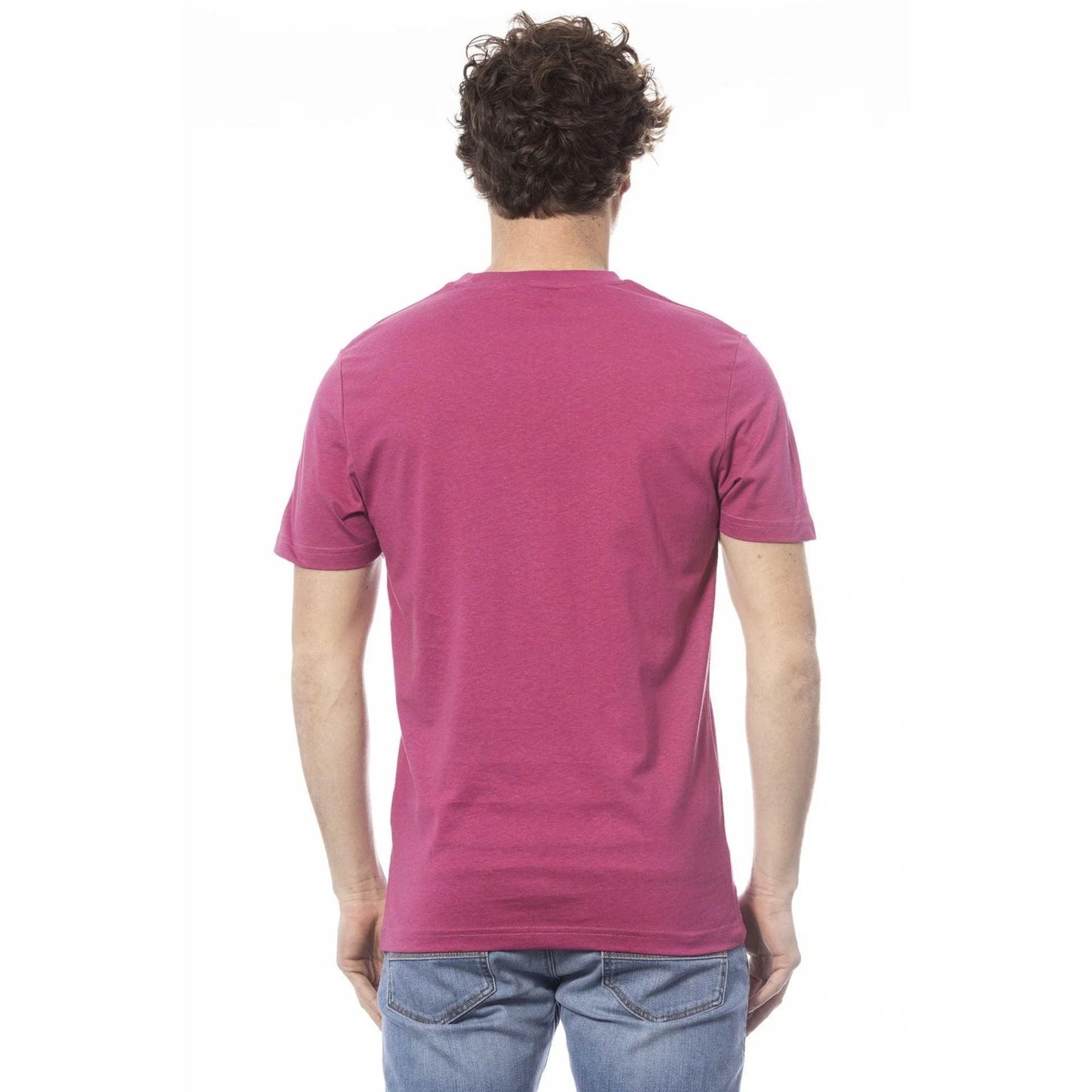 Men Crew-Neck Short-Sleeves T-Shirt – Breathable - Purple -Guocali