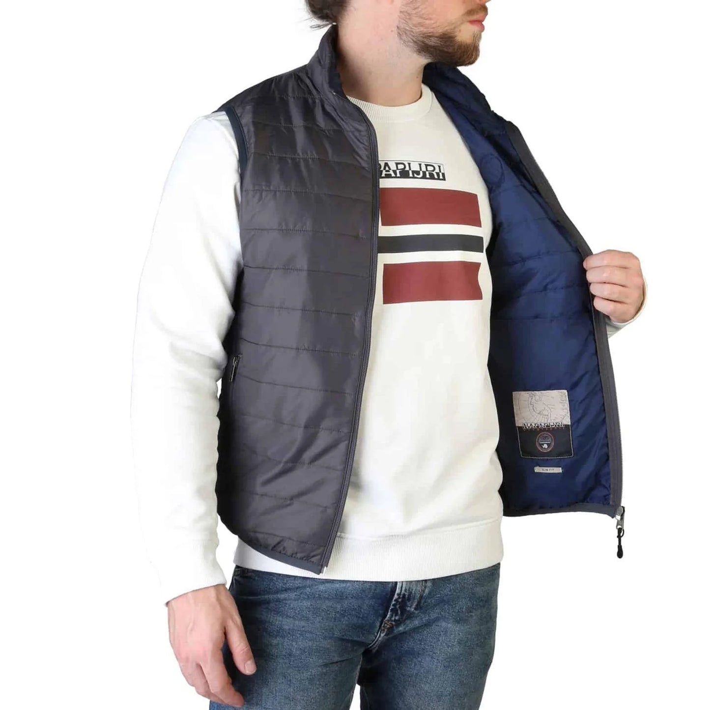 Men Puffer Vest - Insulated - Classic Gray -Guocali