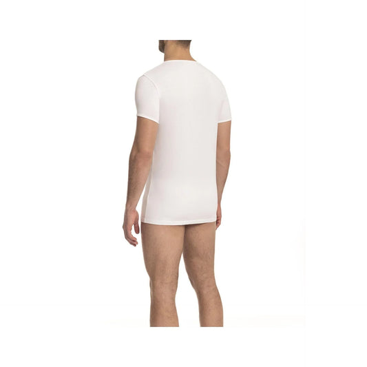 Men’s Underwear T-Shirt – Breathable - White -Guocali