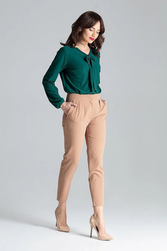Professional Women Trousers – High-Waist Slim Fit -Guocali