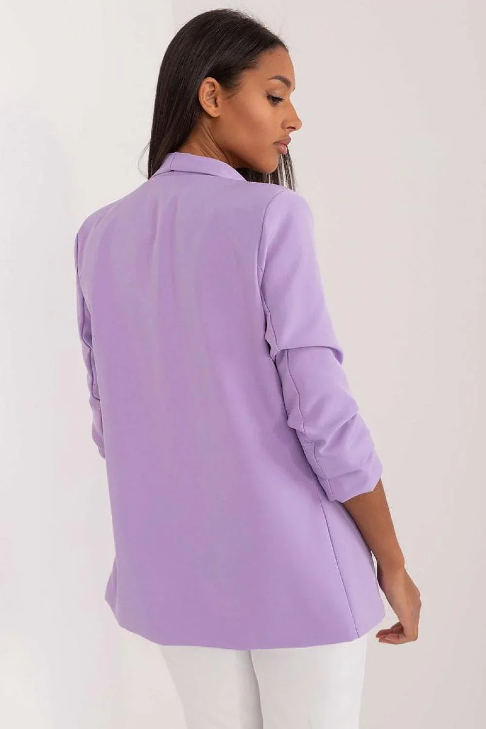 Women Blazer - Wrinkle-Resistant - 1-Button - Purple -Guocali