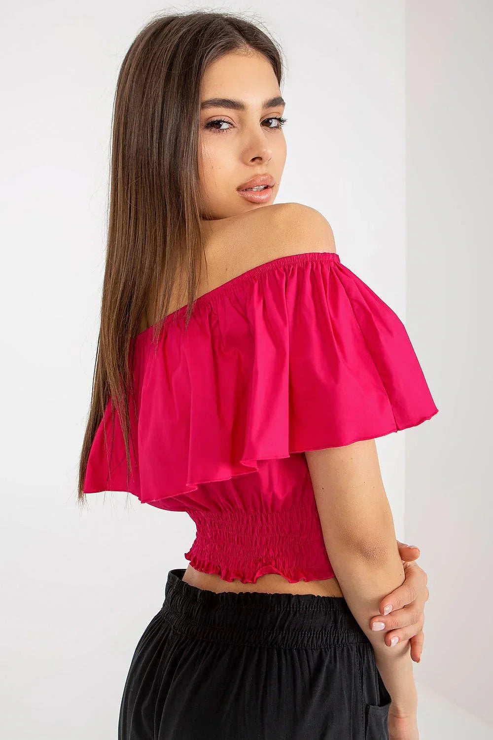 Women Blouse – Stretchable – Sleeveless - Pink -Guocali