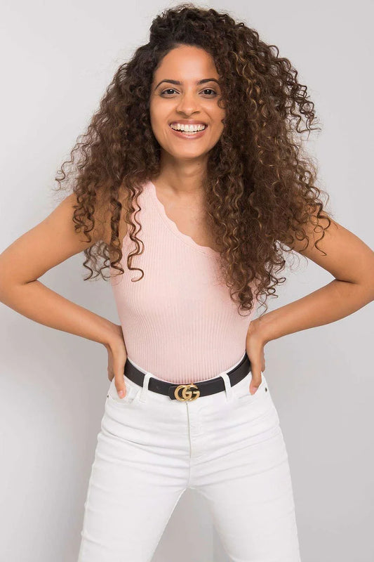 Women Knit Top – One-Shoulder Top -Guocali