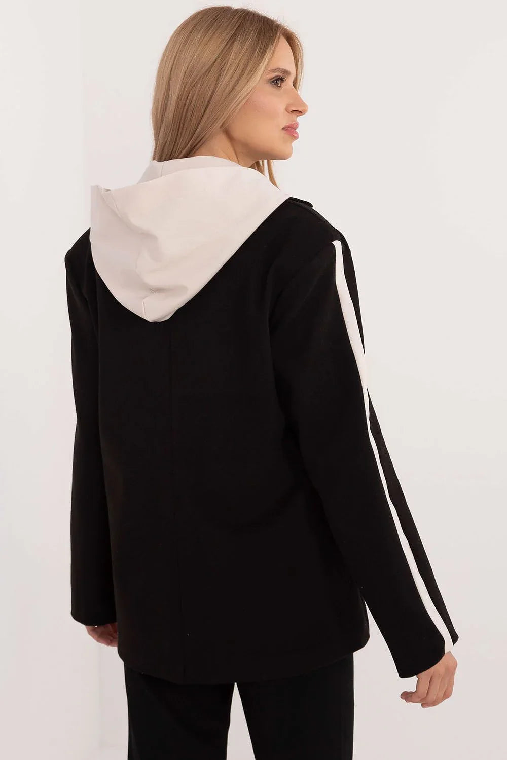 Women's Blazer - Stretchable - Button - Black -Guocali