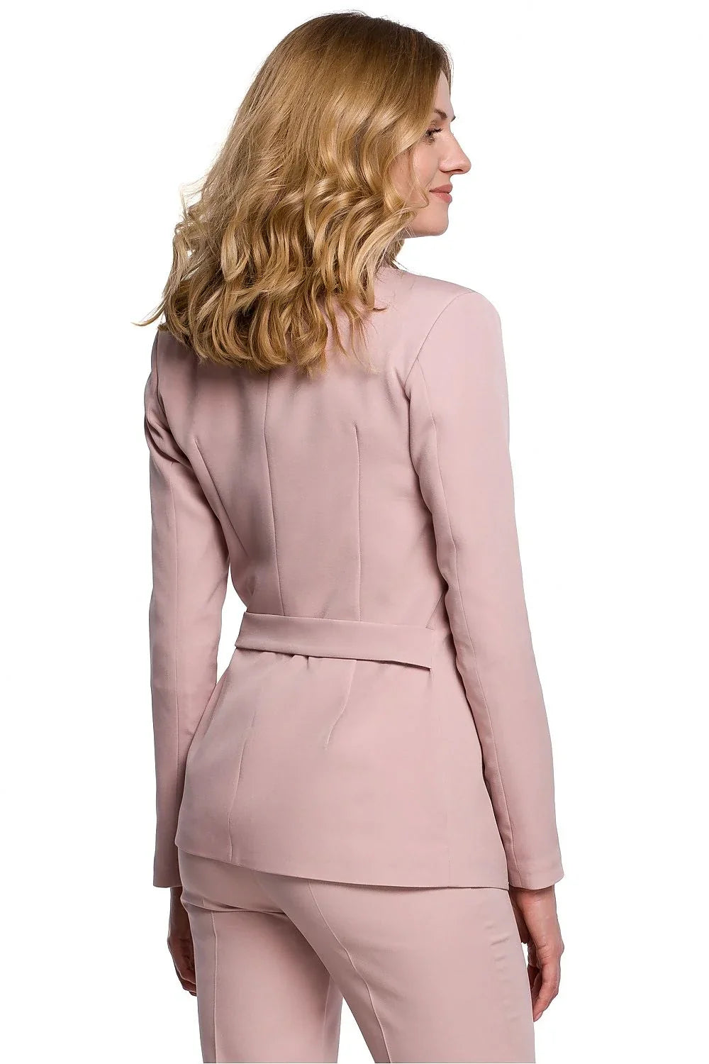 Women's Blazer - Stretchable - Wrap - Pink -Guocali