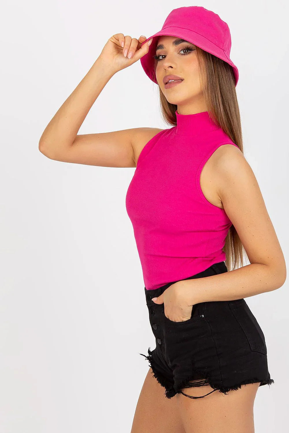 Women Sleeveless Top – Crew-Neck Sleeveless Top -Guocali