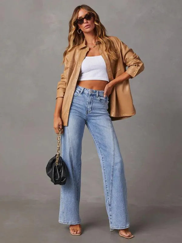 Wide-Leg Pants - Guocali