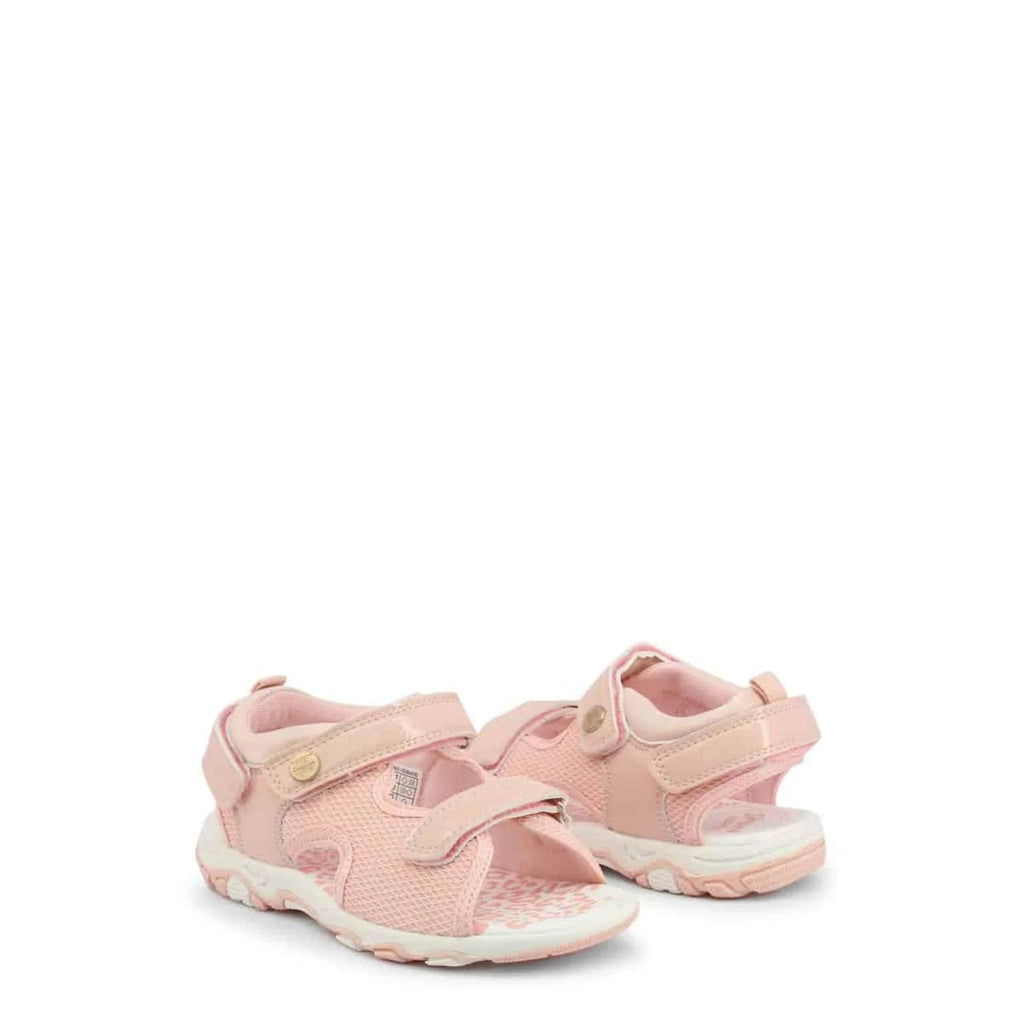 Girls Glitter Velcro Strap Flat Sandals