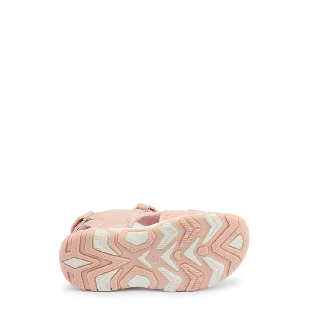 Girls Glitter Velcro Strap Flat Sandals