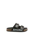 Girls Logo Buckle Casual Flip Flops