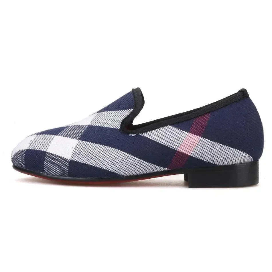 Kids Casual Slipper Loafers - Slip-On Flat Formal Dress Shoes