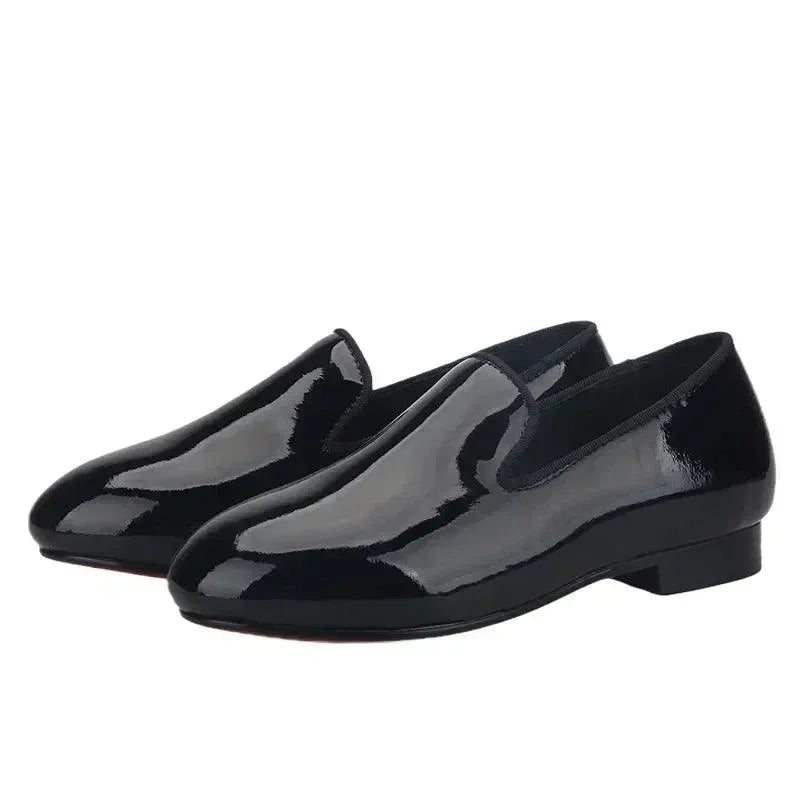Kids Venetian Dress Loafers - Slip-On Formal Dress Shoes