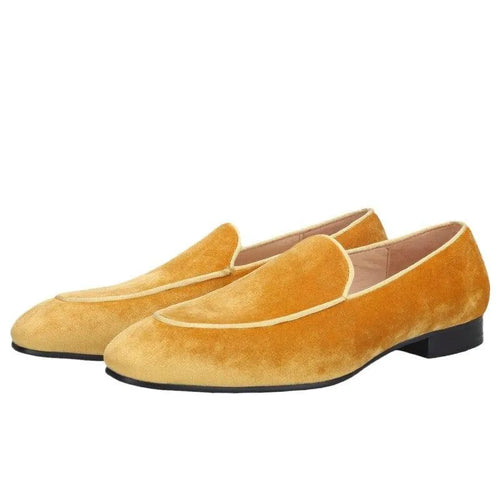 Men Casual Slipper Dress Loafers - Slip-On Flat Shoes