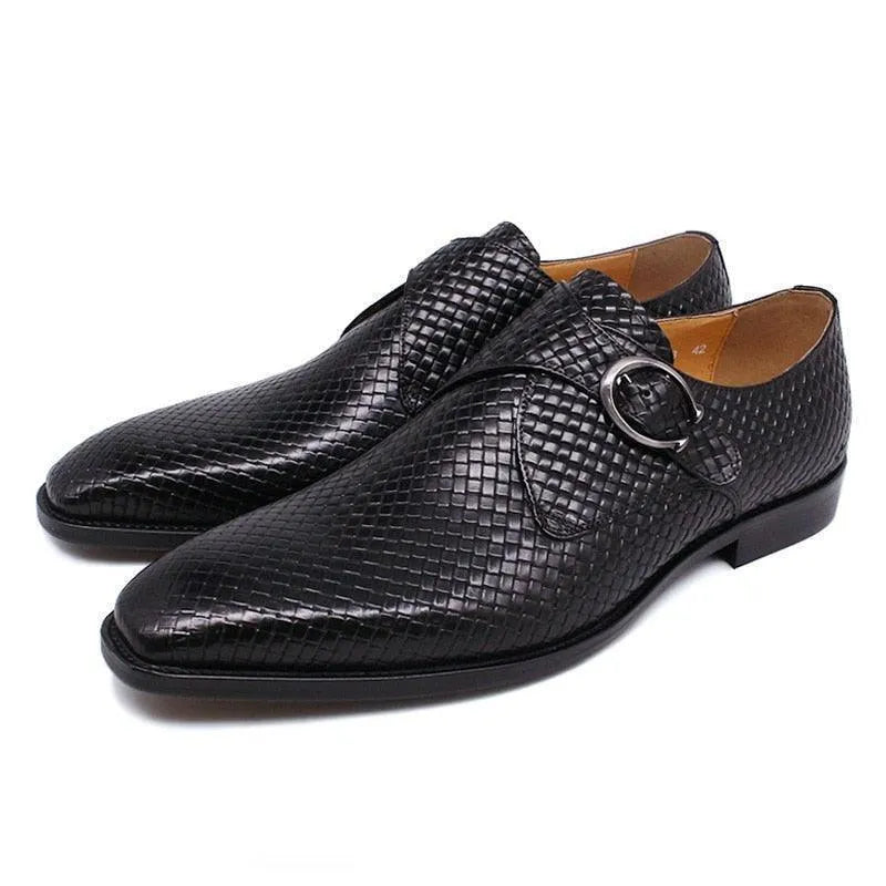 Men's Formal Dress Shoes - Monk Strap Shoes