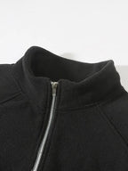 Men's Sweatshirt - Mock-Neck With Regular Fit