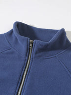 Men's Sweatshirt - Mock-Neck With Regular Fit