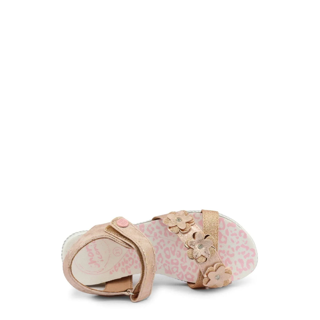 Shone Girls Floral Velcro Casual Sandals