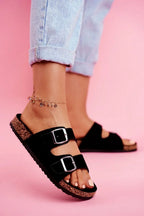 Women Adjustable Slide Flip Flops