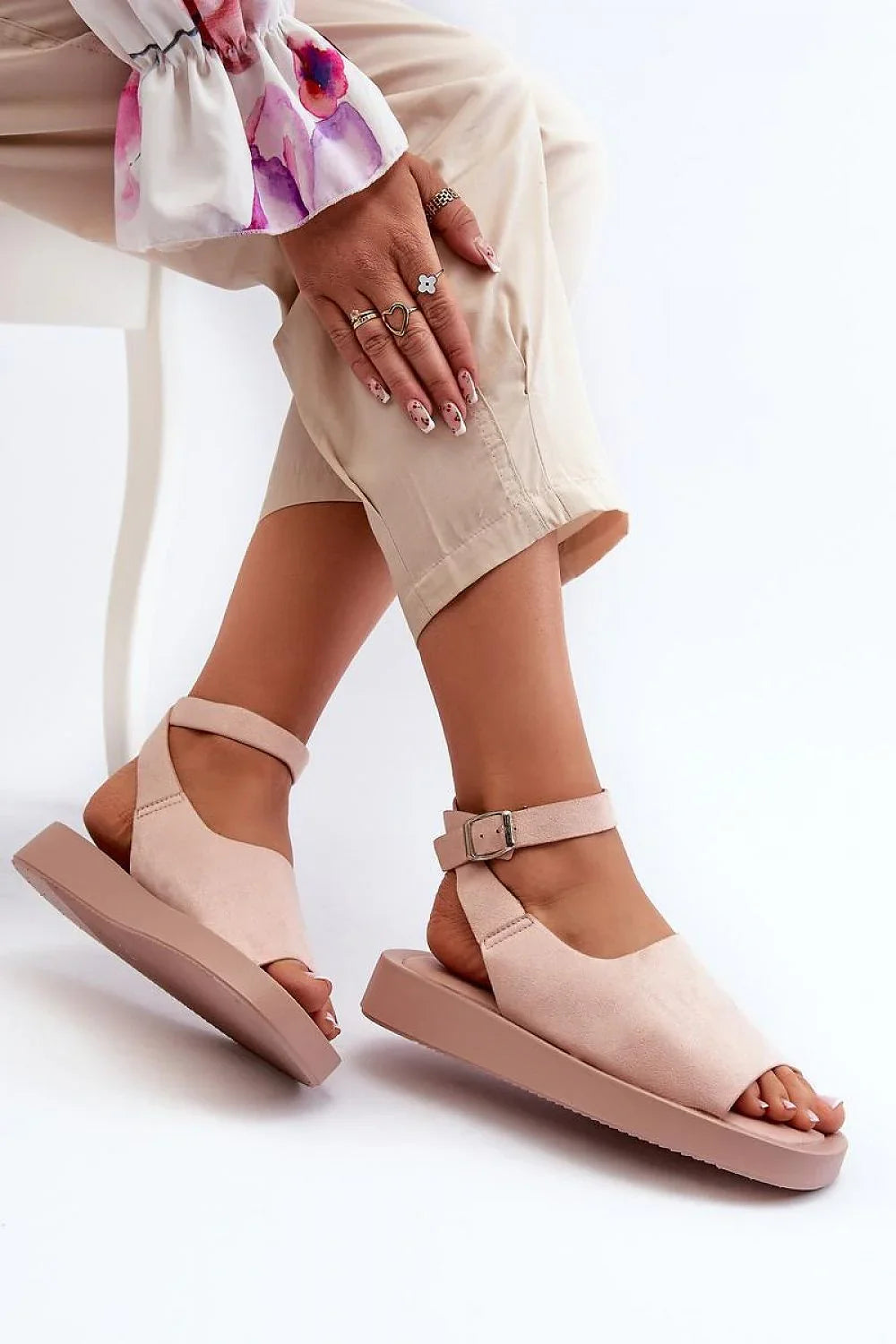 Women Ankle Strap Platform Casual Sandals